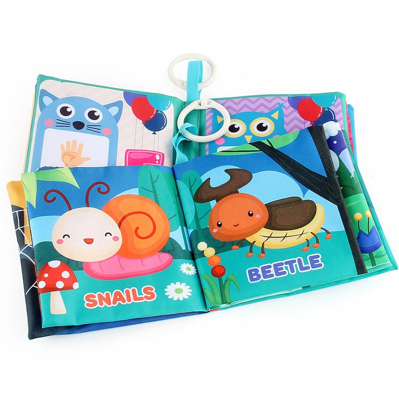 Infant Soft Fabric Cloth Book Babys Early Cognitive Educational Supplies