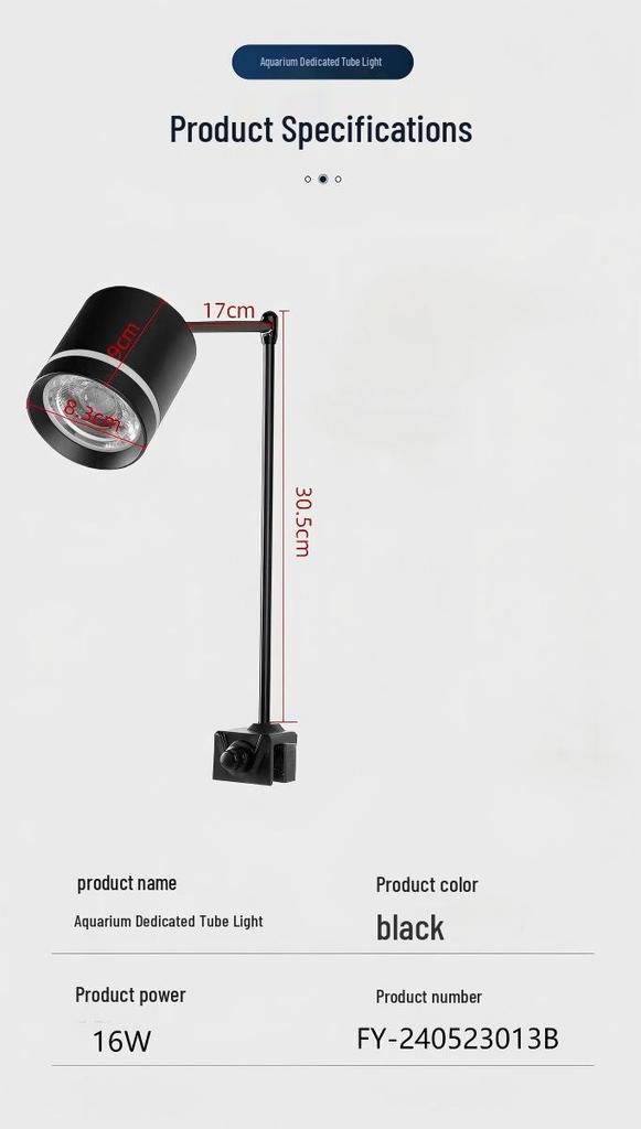 Full Spectrum LED Aquarium Light for Algae Bloom and Fish Tanks