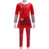 Kids Descendants 4 Red Queen Cosplay Jumpsuit, Stage Performance Formal Dress