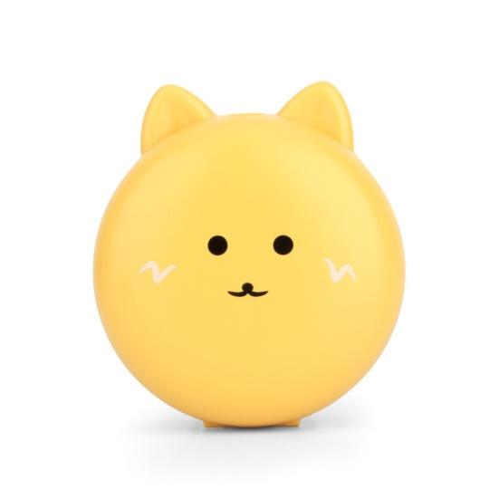 Cute Cat Portable Mini Pocket Fan Rechargeable LED Fill Light with Makeup Mirror