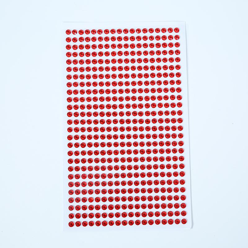 

Children’s 4mm Acrylic Crystal Diamond Eye Stickers - 10 Colors