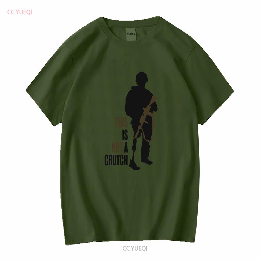 This Is Not A Crutch T shirt long or short sleeves vintage Washed Unisex Comfortable graphic Slightly Stylish Breathable Soft
