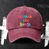 Pc Adjustable Baseball Cap with Maana Ser Bonito Design Lightweight Printed Craft WomenS Hat Tomorrow Will Be Better
