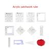Acrylic Quilters Ruler Fabric Cutting Ruler Sewing Ruler Patchwork Ruler