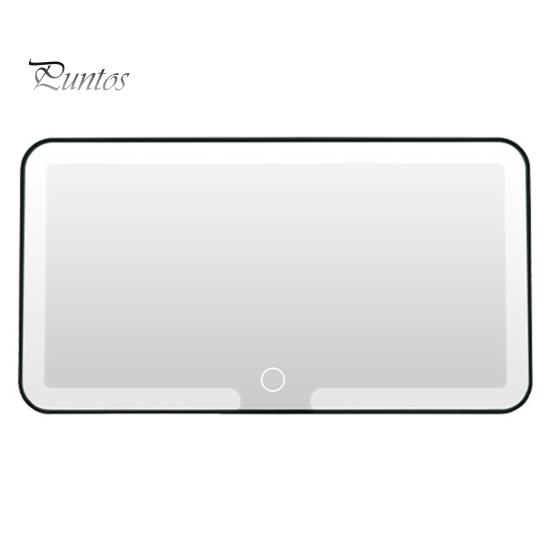 Sun Visor Makeup Mirror Car Vanity with 3 Light Modes Dimmable Touch Control Rechargeable Glare-Free LED