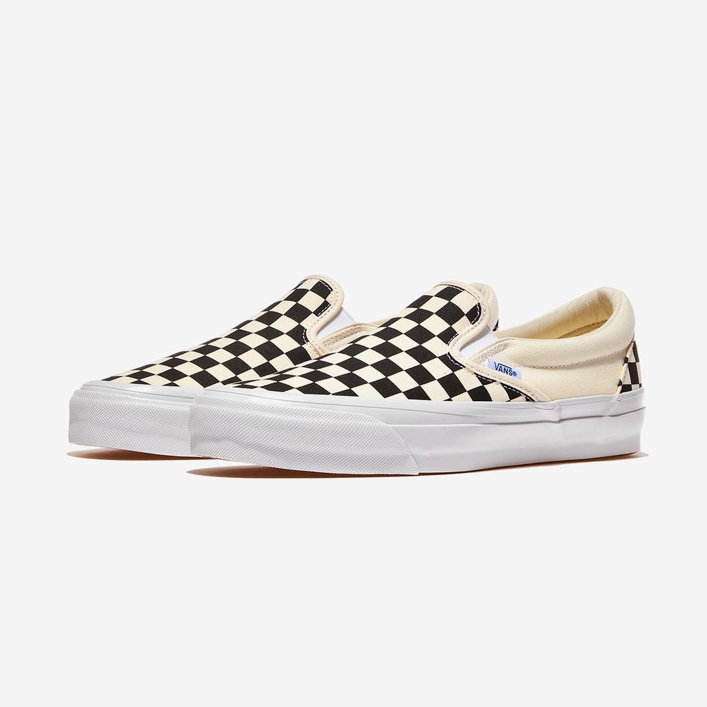 [Vans] Slip-On Reissue 98 LX - Checkerboard Black/Off White [VN000CSE2BO] [Shipped from Korea] 100% Authentic
