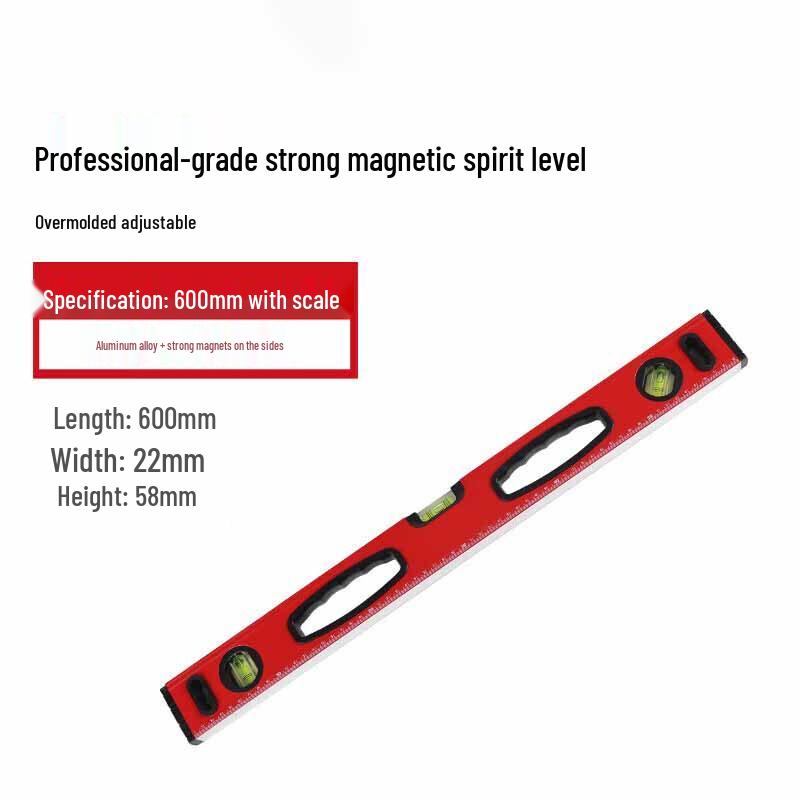 Jinsu 600mm Magnetic Spirit Level