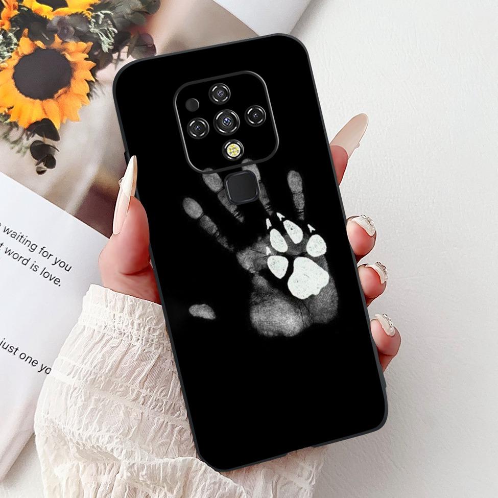 

For Tecno Camon 16 Case Black Luxury Fashion Girls Boys A-Z Letters Soft Back Cover For Camon 16 Tecno CE7j Phone Case CE7 CE9h Tecno Camon 16