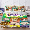 Funny R-Rugrats Cartoon Duvet Cover Set Home Style Bedding Soft Laundry Cotton Bed Four Seasons Student Dormitory Luxury Gift963
