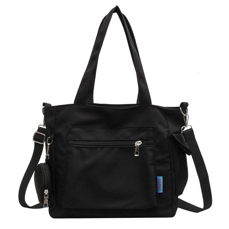 

Women s Multi-Compartment Crossbody Tote Bag Stylish Casual Handbag for Daily & Travel Use чёрный