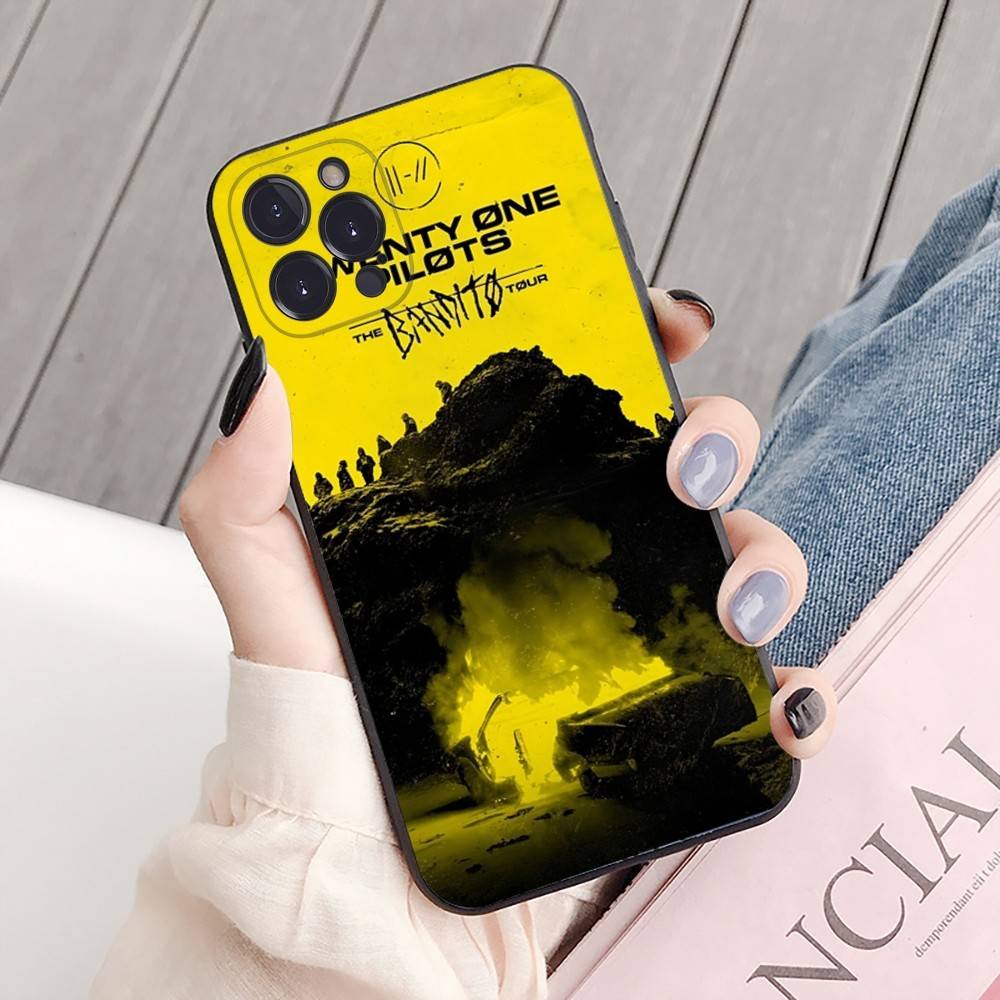 Etui Na Telefon Zespół T-Twenty One Pilots Dla IPhone 16 15 8 7 6 6S Plus X SE XR XS 14 11 12 13 Mini Pro Max Etui Na Telefon Komórkowy