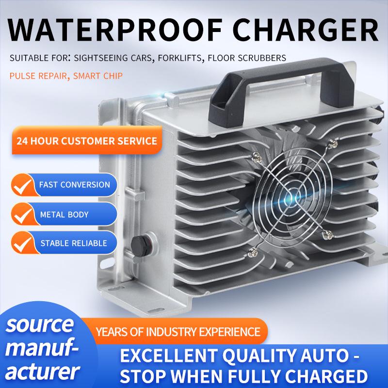 High-Power Lead-Acid Battery Charger for Forklift & Electric Vehicle with Auto Power-Off 48V 10A