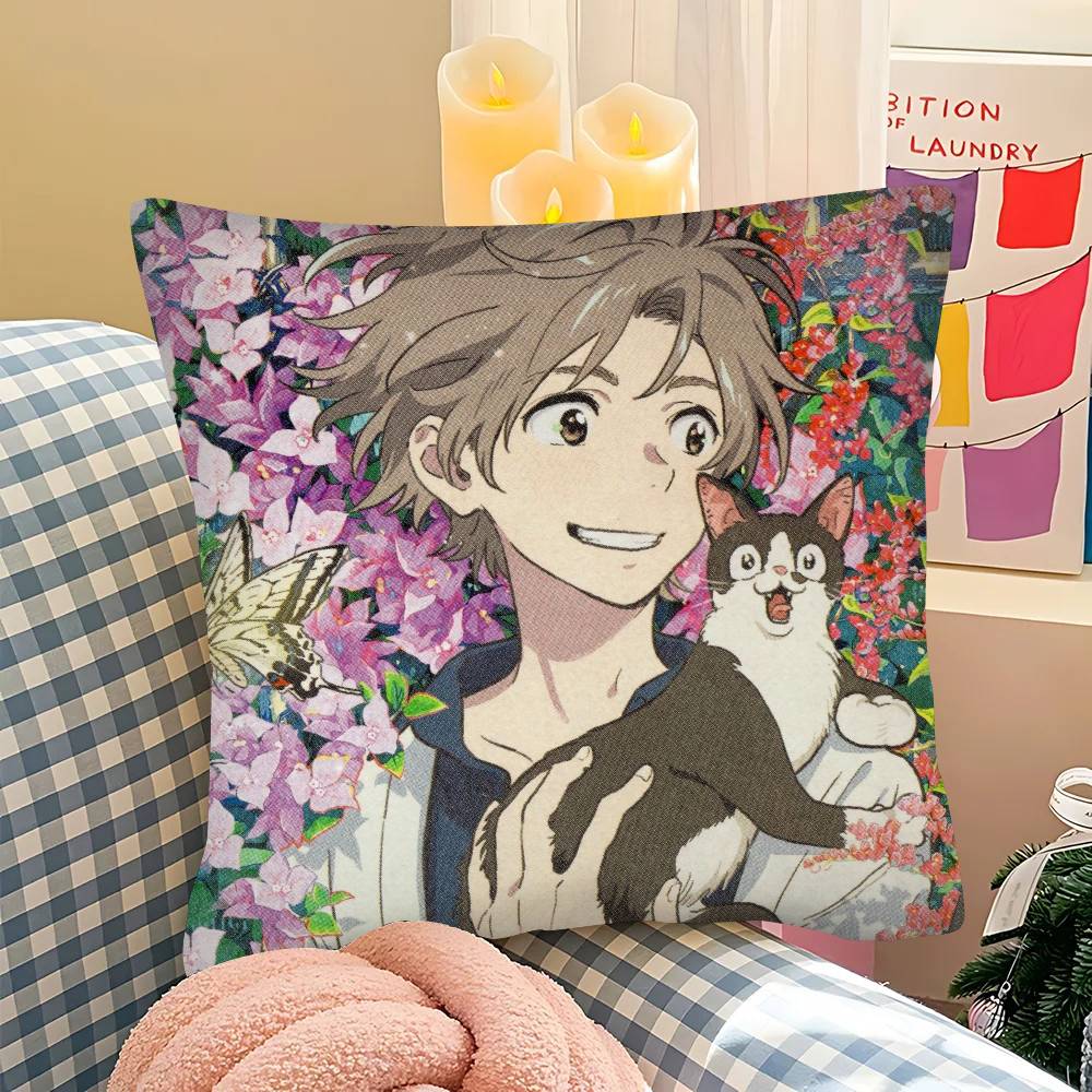 1Pc Anime The S-Stranger By The Beach Pillow Case Fashion Square Pillowcase Bedroom Sofa Room Ins Decoration Leisure