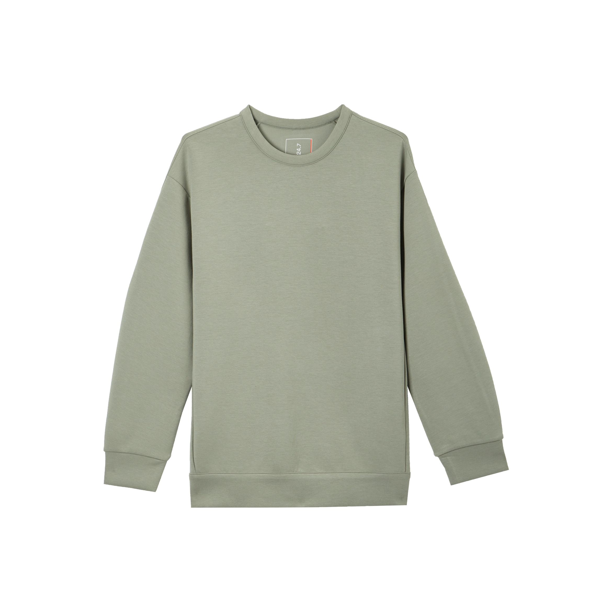 

Чоловічий світшот Nike Dri-Fit 24.7 Series Casual Simple з круглим вирізом та довгим рукавом, світло-зелено-сірий, сталево-зелений HQ6965320 2XL