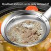 2pcs Stainless Steel Fine Mesh Skimming Spoon Heat Resistant Grease Strainer For Cooking Baking and Liquid Separation