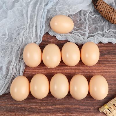 10 Pcs Plastic Simulation Fake Eggs Easter Egg Kids Diy Painting Decor Toys
