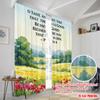 2pcs 2D Flat Printing Drapes Taste See Lord Good 100% Polyester Without Electricity All Season Party & Holiday Decor Use for