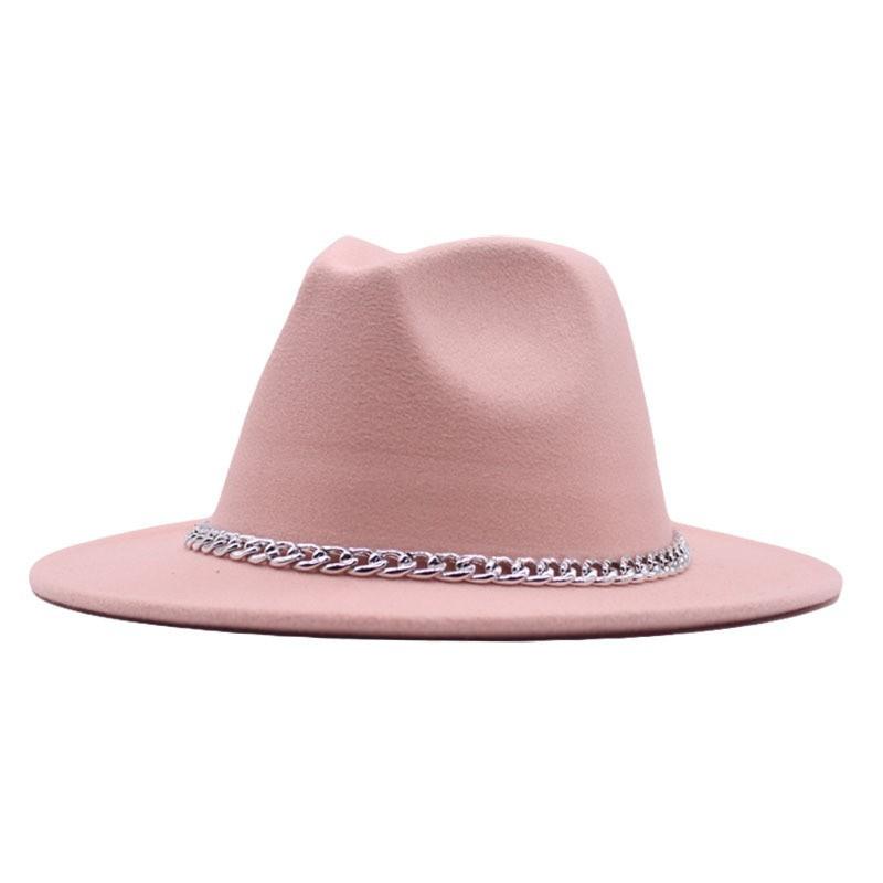 Autumn and winter European, American and western cowboy hats fashion woolen jazz hats men's and women's British fedora hats