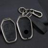 Lega di Zinco+Pelle Custodia Protettiva per Portachiavi Smart Auto Guscio Protettivo Adatta per Ssangyong G4 Rexton Portachiavi Auto Styling Accessori Auto