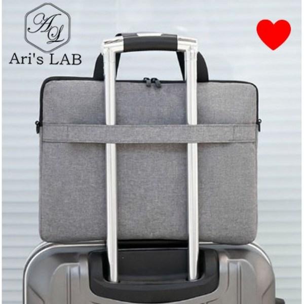 Arislab Large Capacity Laptop Cross Bag Pouch Bag, Gray