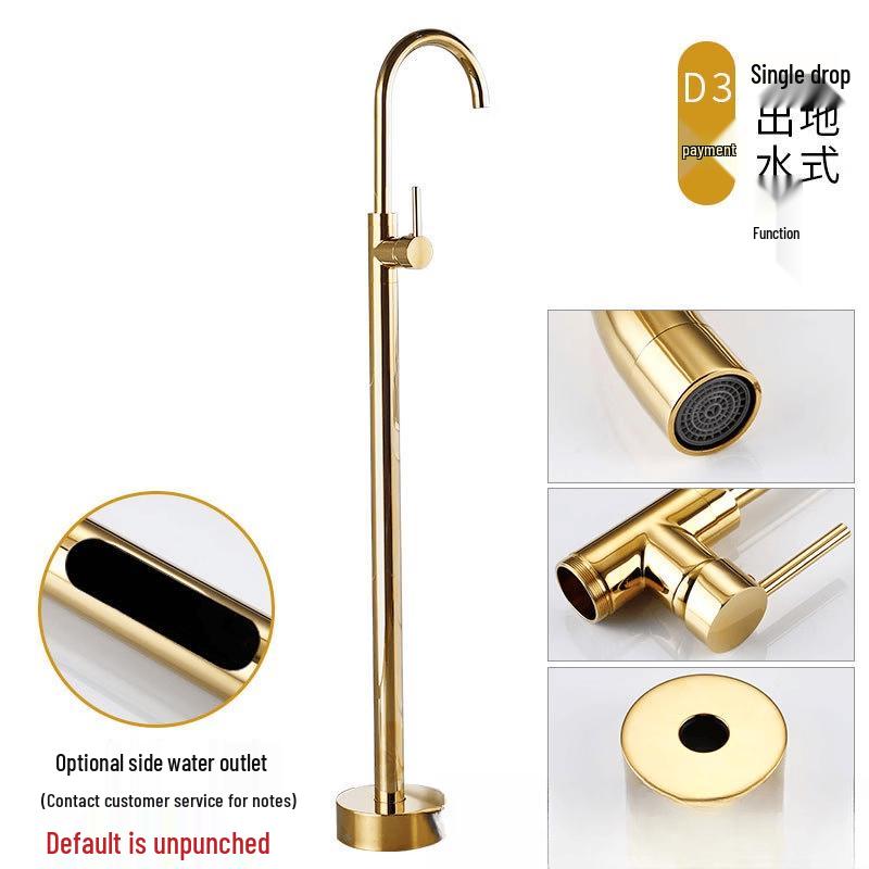 Handun Floor-Mounted Bathtub Faucet & Shower System