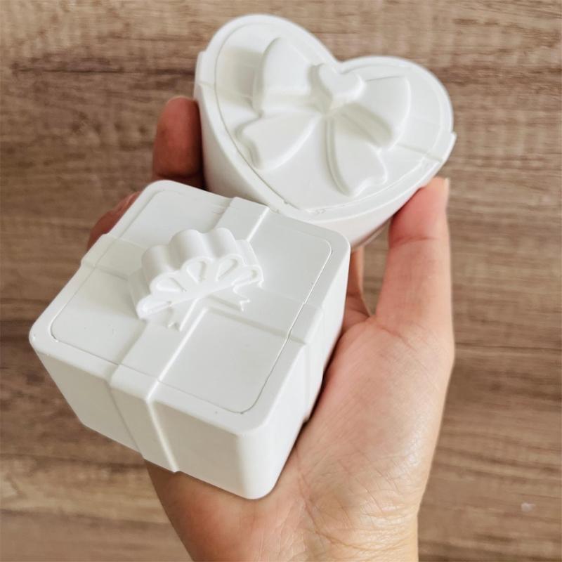 DIY-Harz-Bastelform-Set, Schmuck-Organizer, Silikon-Geschenkbox-Formen für Heimdekorationen und Geschenk-Aufbewahrungsbox mit Deckel