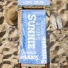 Personalized Beach Towel Custom Name/Logo Oversized Microfiber Beach Towel Thin Quick Dry for Beach Swimming Yoga Bath Sports