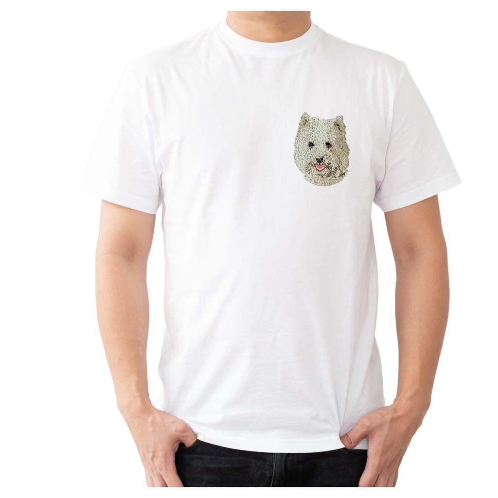 Cairn Terrier - dog-shaped patch, embroidered patch, unique decoration for Art-Dog backpack