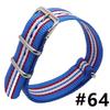 18MM 20MM 22MM Nylon Watch Band Sport Casual Straps Replacement With Stainless Steel Buckle For Men Women's Watch Accessories