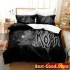 Korn rock Set Lenzuola Set Lenzuola Stampato Con Federe Copripiumino Letto Morbido Singolo Matrimoniale Queen Super King Size Camera da Letto
