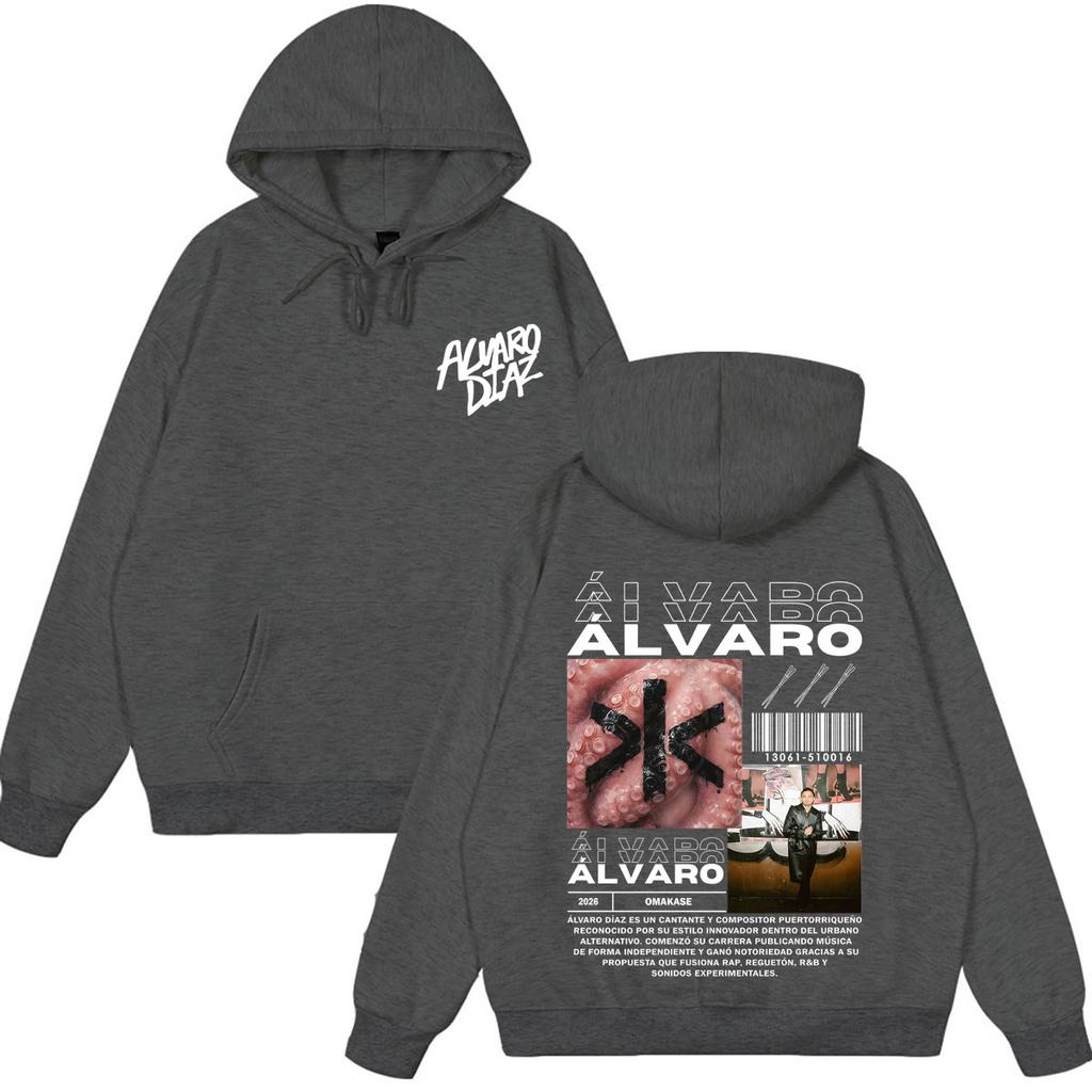 Alvaro Diaz Omakase Album  Tour Merch Hoodie Men Women Fashion Clothing Pullover Winter Loose Casual Oversized Sweatshirts