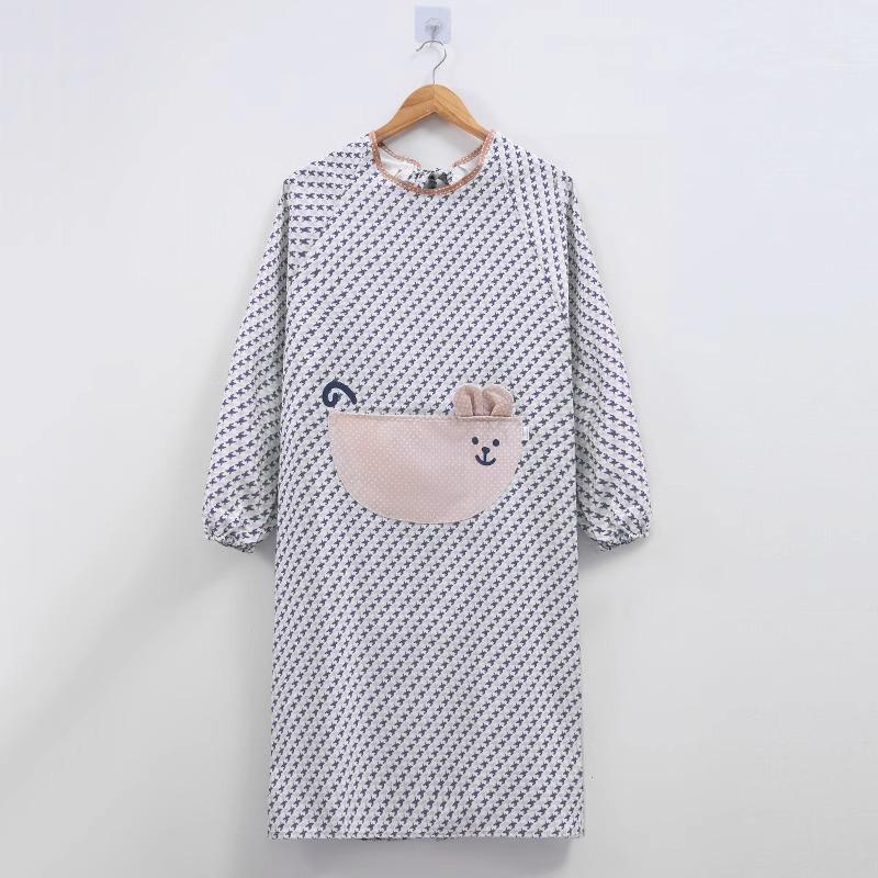 2024 Korean Style Waterproof Oil-Proof Fashionable Women's Apron for Stir-Frying