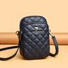 Mobile Phone Crossbody Women's Bag, Single-shoulder Mom's Bag, Fashionable Diamond-shaped Mobile Phone Bag