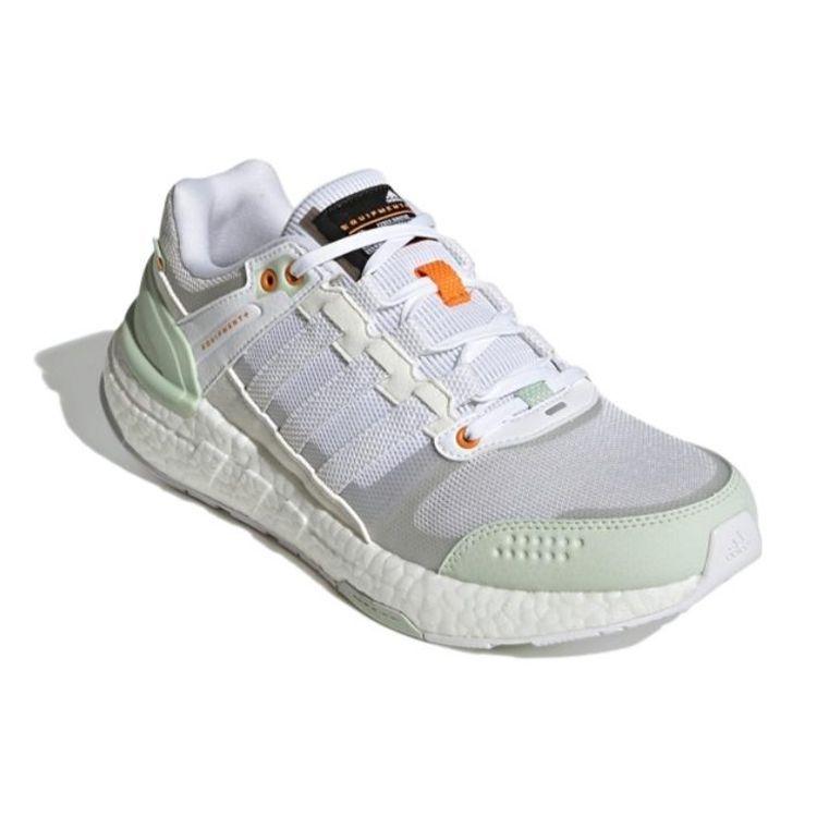 Adidas Equipment Comfort Fabric Shock Absorption Non-Slip Wear-Resistant Low-Top Casual Running Shoes Unisex Sneakers White Green HP2632