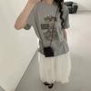 Spring New Style Casual Versatile Round-neck Printed Short-sleeved T-shirt Top