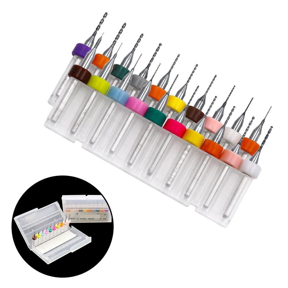 20pcs/set PCB Drill Bits Colorful Calibration Ring