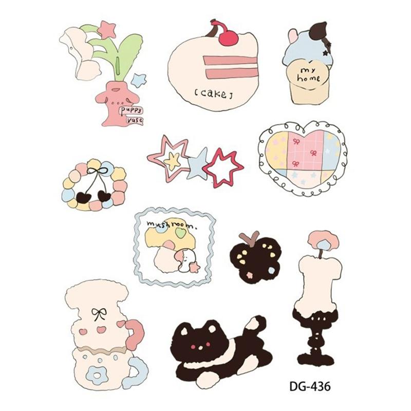 1 Blatt 3D Epoxidharz Transparente Aufkleber Ins Niedliche Schwarze Katze Cartoon Gelee Aufkleber Dekoration Für DIY Handyhüllen Laptop Tablet