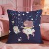 Cartoon BBee And Puppycats Cushion Cover Premium Comfort Reversible Pillow Cove Two in One Design for Any Room  Car Interior