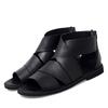 Fashion Trendy Breathable  Men's Sandals Classic Black Versatile British Style Outdoor Party Leisure Activity Men's Walking Shoes 38-44