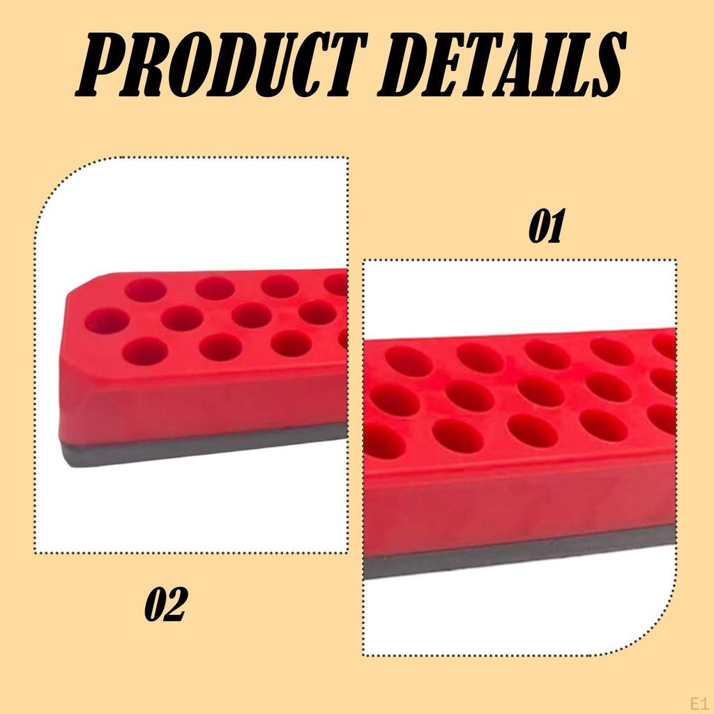 43-Loch Sechskant-Bit Aufbewahrungsständer, Leistungssortier-Organizer, Organizer