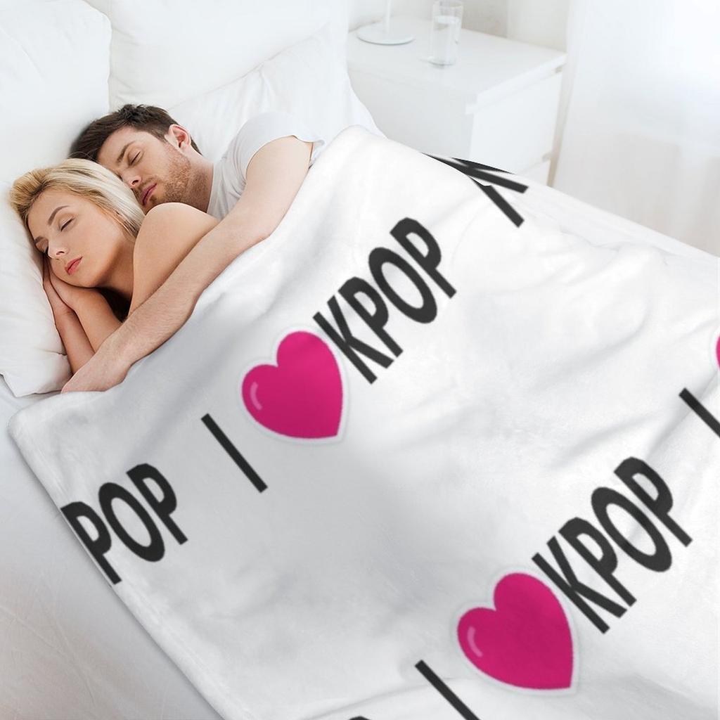 Kpop Überwurfdecke Schlafsack Dekorative Niedlich für Sofa Decken