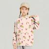 Children's Long-sleeved Loose-fitting Pullover Hoodie With Drawstring And Solid Color