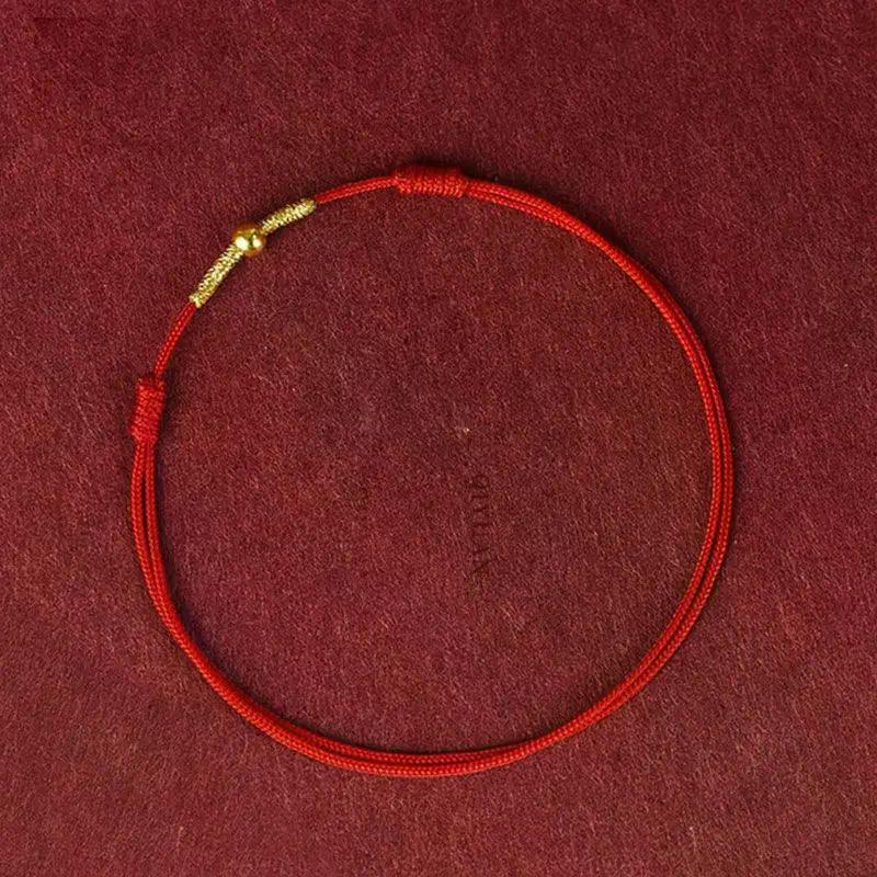 Fashion Handmade Bracelet Red Rope Lucky Bangle Women Men Lovers' Best Friends Lucky Bracelet Anklet Size Adjust