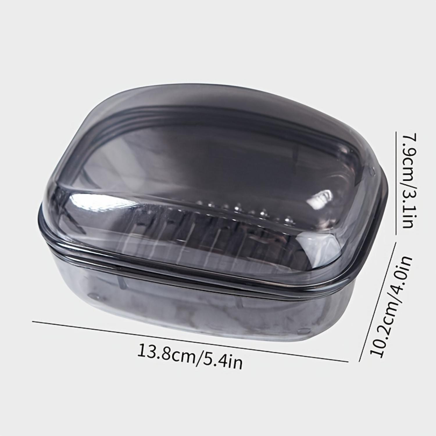 

1 шт. Портативные дорожные мыльницы, модная уличная мыльница с крышкой, герметичный держатель для дренажа, деловая поездка, ванная комната