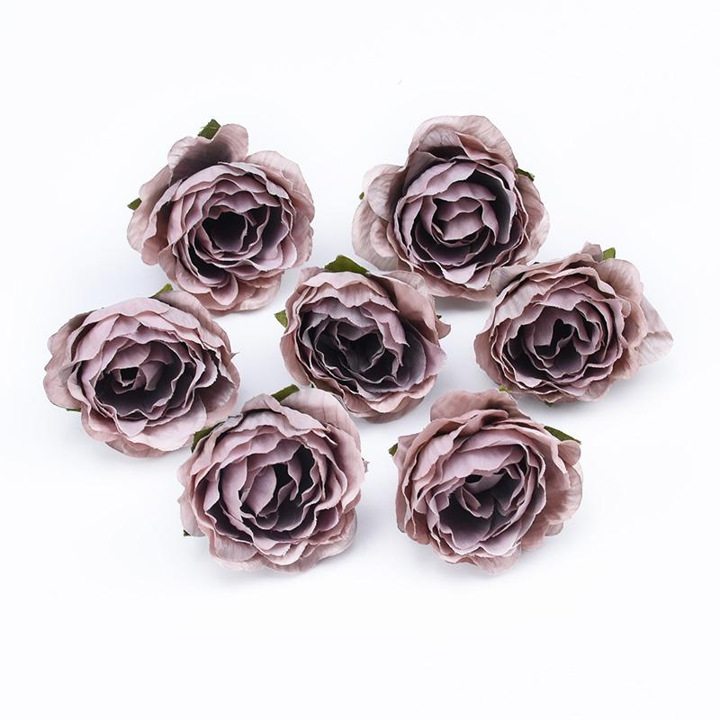 10/30pcs Artificial Flowers Silk Rose peony Wedding bridal bouquet Outdoor Garden Home vase Wreaths Holiday Party Diy gift Decor