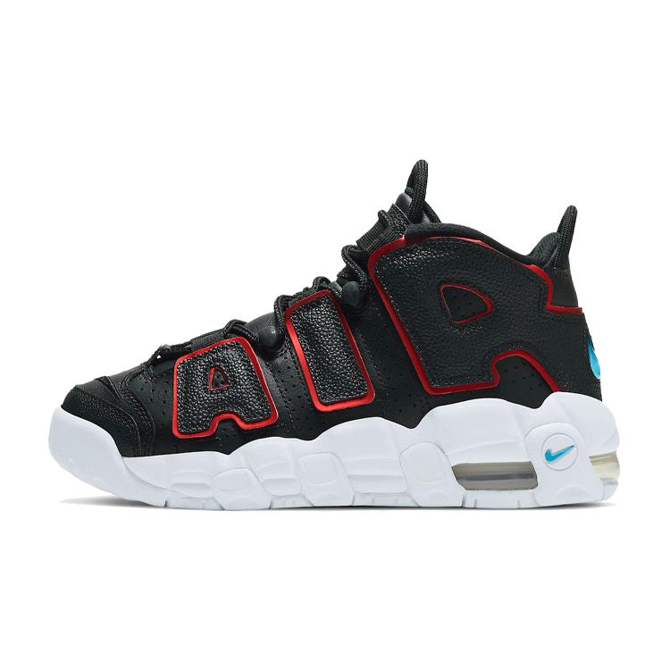 Nike Air More Uptempo Black Fusion Red GS DJ4610-001 39