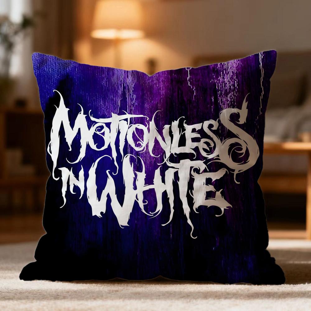 Fashion M-MMotionless In White Cushion Cover Soft Washable Pillow Case Multi-Scene for Couch Bed Travel Office Use