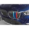For BMW X1 2016- 3-Color Car Front Center Mesh Grille Grill Strip Cover Trim