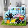 Barbapapa Cartoon Blankets Picnic blanket blankets for beds Flange Warm blanket Home travel blankets bed linings birthday gift