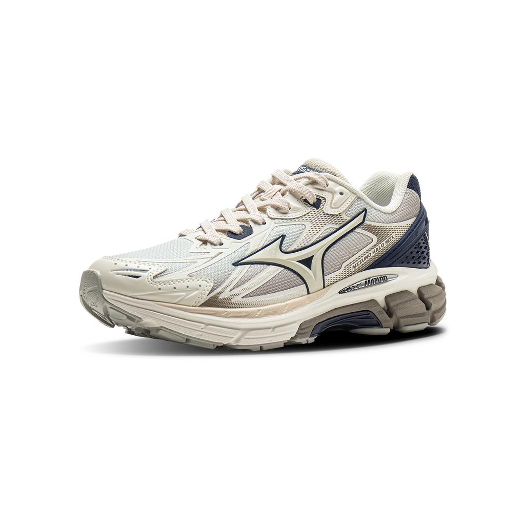 Mizuno Halo Mix Comfortable Versatile Non-Slip Durable Support Low-Top Running Shoes Women Sneaker Gray Blue D1GH240818
